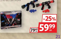 SET 2 ARME CU 60 BILE DIN SPUMĂ