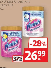 Vanish Oxi Pudră Îndepărtare Pete Albe/Color 960g