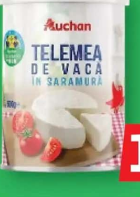 Auchan Telemea de vacă în saramură 250g