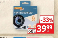 CUSTO AUTO Ventilator Auto cu LED