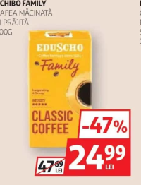 TCHIBO FAMILY CAFEA MĂCINATĂ ȘI PRĂJITĂ 500G