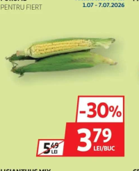 Porumb pentru fiert