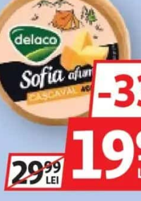 DELACO CAȘCAVAL AFUMAT SOFIA 400G