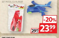 ONE TWO FUN SET PISTOL CU PLANOR