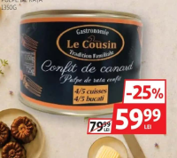 CONFIR Pulpe de rață confit 1350g