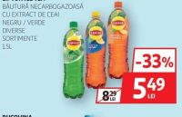 Lipton Ice Tea Băutură Necarbogazoasă Cu Extract De Ceai Negru / Verde Diverse Sortimente 1.5L