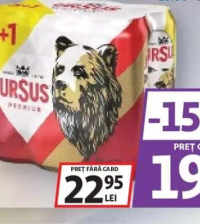 Ursus Bere Blondă Doză 5+1 x 0.5L