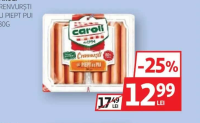 Caroli Crenvurști cu Piept Pui 280g
