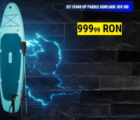 SET STAND UP PADDLE GONFLABIL 10'6 100