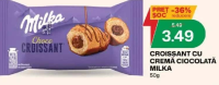 Croissant cu cremă ciocolată Milka 50g