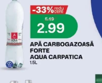 AQUA CARPATICA APĂ CARBOGAZOASĂ FORTE 1.5L