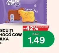 Biscuiți Choco Cow Milka 40g