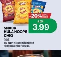 CHIO SNACK HULA HOOPS 70G