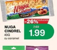 Nuga Cindrel cu caramel 40g