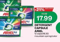 Ariel Detergent capsule 12 capsx18.3G mountain spring/color