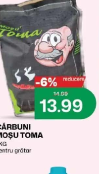 Moșu Toma Cărbuni 2kg pentru grătar