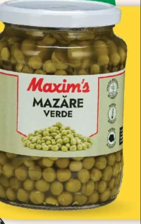 Maxim's Mazăre verde 720g