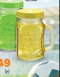 Carafă din sticlă pentru limonadă 450 ml