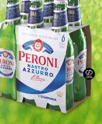 Peroni Nastro Azzurro Bere blondă 6 x 0.33 L