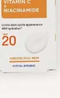 MIXA Cremă hidratantă anti-pete pigmentare cu vitamina C și Niacinamidă, SPF 20, 50 ml