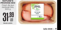 NATURE'S PROMISE BIO Piept de pui dezosat bio, 300 g