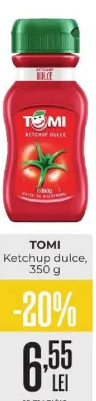 TOMI Ketchup dulce, 350 g