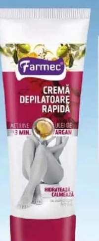 FARMEC Cremă depilatoare rapidă cu ulei de argan, 150 ml