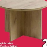 KALVEHAVE măsuță de cafea Ø70x45 cm