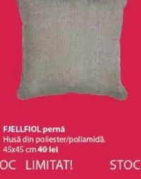 FJELLFIOL pernă husă din poliester/poliamidă 45x45 cm