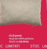 LILJE pernă 50x35 cm