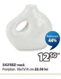 SIGFRED vază 16x7x14 cm