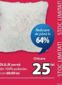 SVERDLILJE pernă husă din 100% poliester 50x50 cm