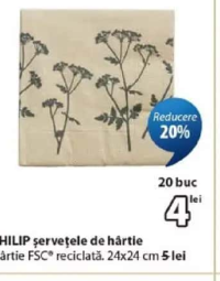 PLUS KAJSA lenjerie de pat cu cearşaf 100% bumbac 200x220 cm