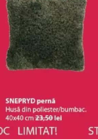 SNEPRYD pernă 40x40 cm
