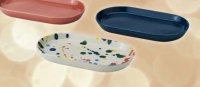 RÖDSNULTRA Platou, diverse modele, 20x11 cm, 3 buc.