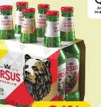 URSUS Bere sticlă 0.33 L pachet 5+1 SGR