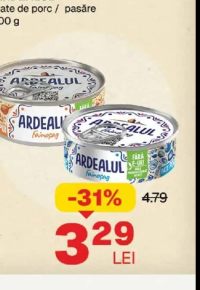 ARDEALUL Pate de porc / pasăre 100 g