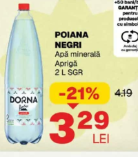 Poiana Negri Apă minerală Aprigă 2 L SGR