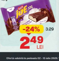 Joe XXL Napolitane ciocolată 46 g