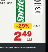 SPRITE doză 0.25 L SGR