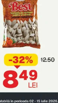 BEST Semințe de dovleac 200 g