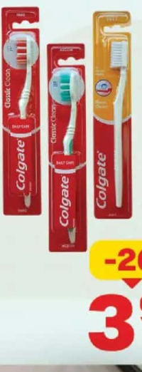 COLGATE Periuță de dinți Basic Clean Soft / Deep Clean Hard / Classic Deep Clean
