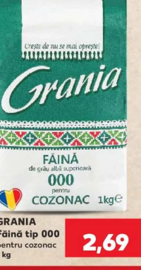 Grania Făină tip 000 pentru cozonac 1 kg