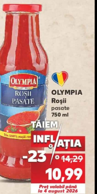 OLYMPIA Roşii pasate 750 ml