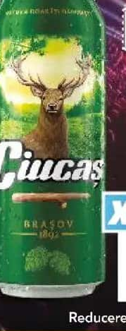 Ciucaș Bere blondă 4.6% alcool 0.5l
