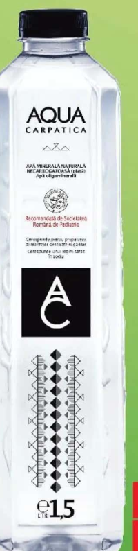 Aqua Carpatica Apă minerală naturală plată 1,5 l