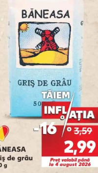 Băneasa Griș de grâu 500 g