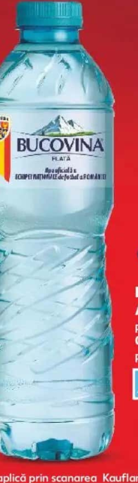 Bucovina Apă minerală plată / carbo 0,5 l