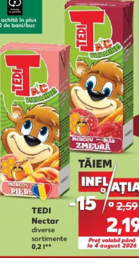 TEDI Nectar diverse sortimente 0,2 l