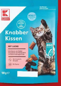 K-Classic Snack pentru pisici pui și brânză / somon 150 g